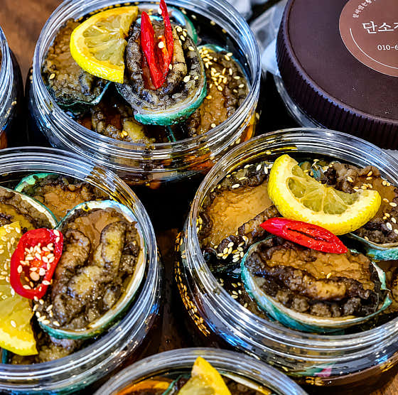 단소 전복장(포장) 메뉴 사진(네이버)