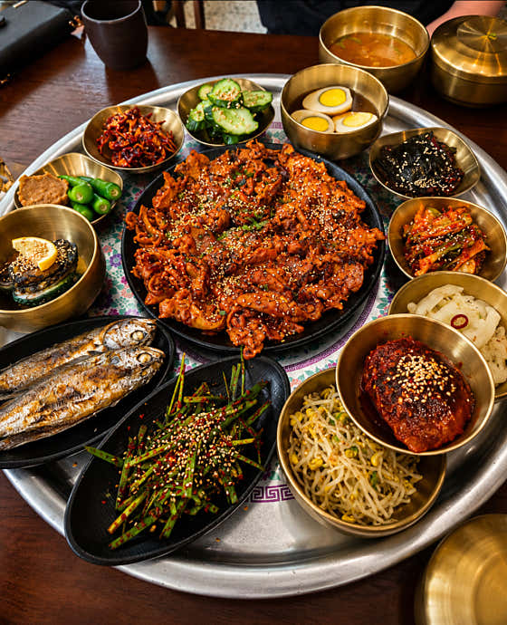 성인(한상차림) 메뉴 사진(네이버)