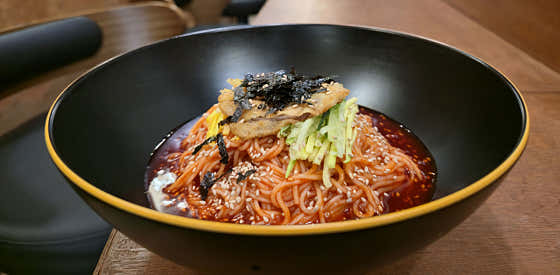 육전비빔국수 메뉴 사진(네이버)