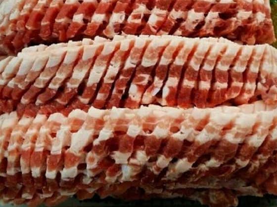 벌집삼겹살100g 메뉴 사진(네이버)