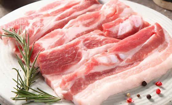 듀록삼겹살(100g) 메뉴 사진(네이버)
