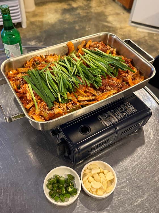 오리주물럭 1인분 (250g) 메뉴 사진(네이버)
