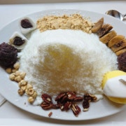 라미 팥빙수 메뉴 사진(네이버)