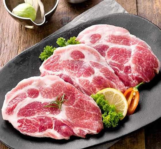 대관령 목살(180g) 메뉴 사진(네이버)
