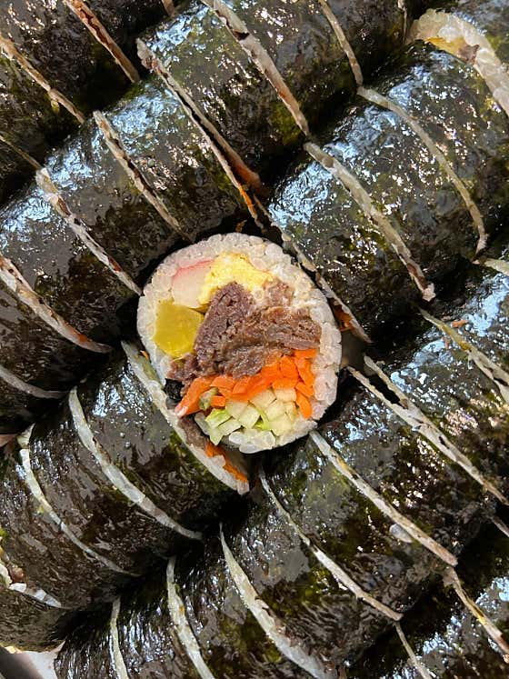 단짠소불고기김밥 메뉴 사진(네이버)