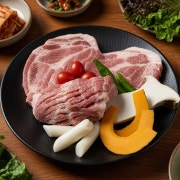 꽃목살 메뉴 사진(네이버)