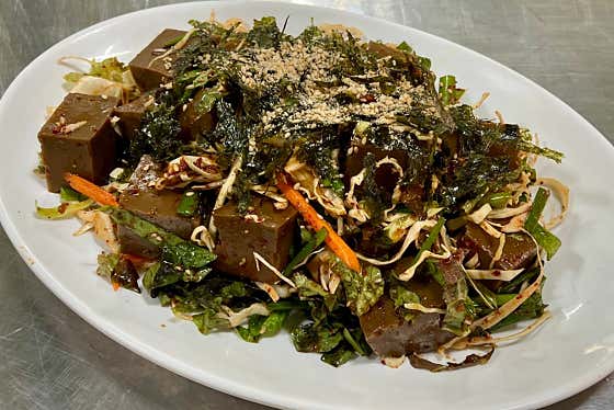 도토리묵무침 메뉴 사진(네이버)