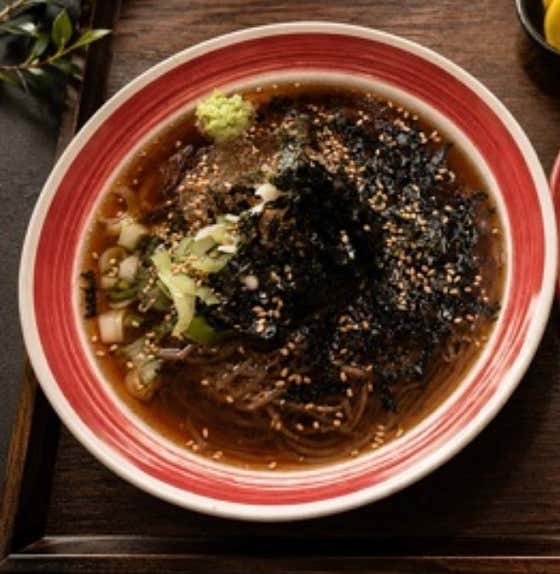 유포리냉모밀 메뉴 사진(네이버)