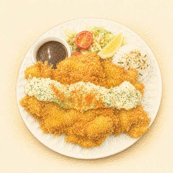 빅 치킨카츠 메뉴 사진(네이버)
