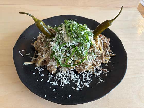 고사리 파스타 메뉴 사진(네이버)