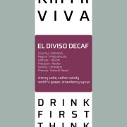 🇨🇴El Diviso Decaf 메뉴 사진(네이버)