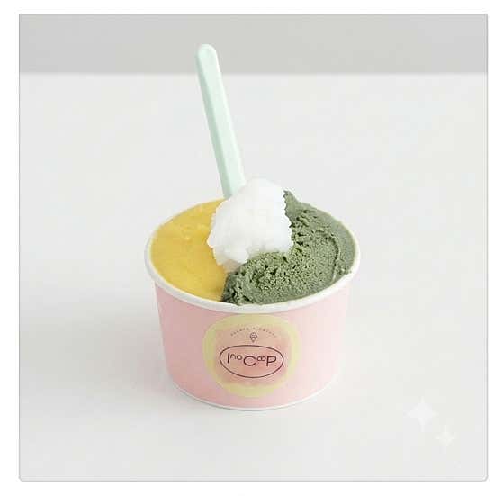 젤라또 2 flavors 메뉴 사진(네이버)