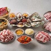 2번. 조개랑 고기랑 메뉴 사진(네이버)