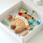 곰둥이 다쿠아즈 케이크 메뉴 사진(네이버)