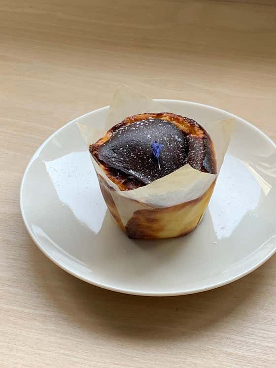 바스크치즈케이크 메뉴 사진(네이버)