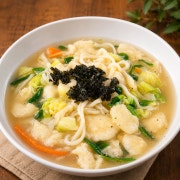 감자 칼제비 메뉴 사진(네이버)