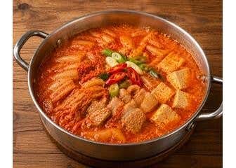 잔잔바리식 김치찌개 메뉴 사진(네이버)