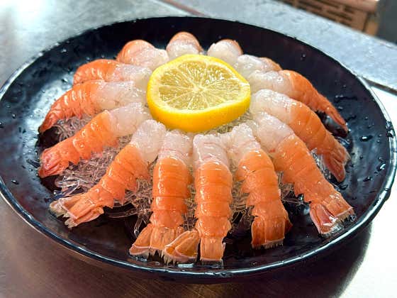 딱새우회 메뉴 사진(네이버)