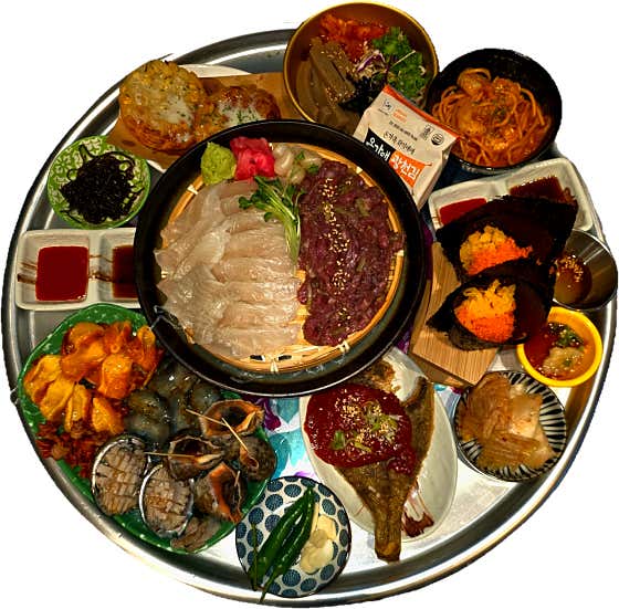 해물점빵 반반 한상 메뉴 사진(네이버)