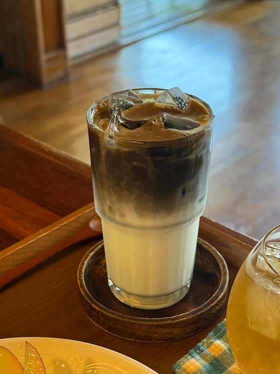 호지차라떼 메뉴 사진(네이버)