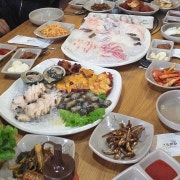 오마카세석갈비삼겹물회차돌삼합 메뉴 사진(네이버)