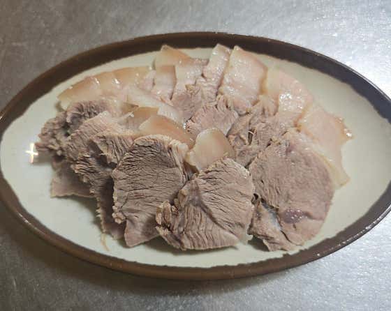 흑돼지수육 (소) 메뉴 사진(네이버)