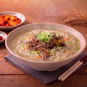사골칼국수(수제비 변경가능) 메뉴 사진(네이버)