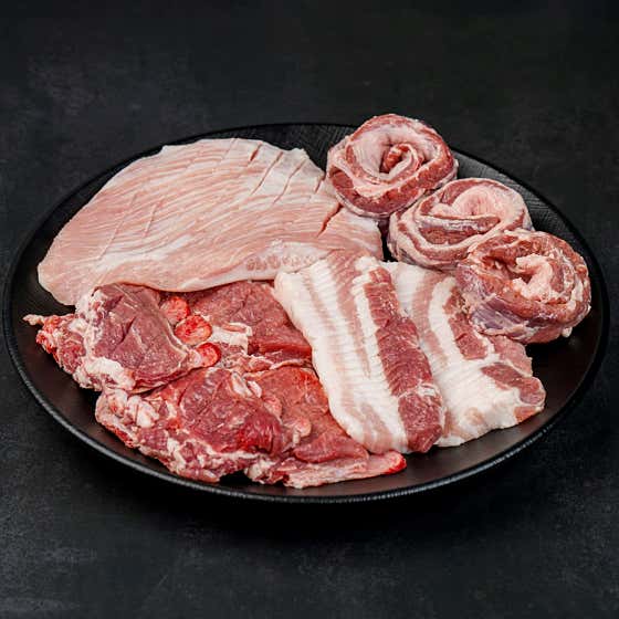 회관 큰접시 4인(920g) 메뉴 사진(네이버)