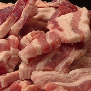 국내산 암퇘지삼겹살 150g 메뉴 사진(네이버)