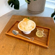 참자 샤베트 메뉴 사진(네이버)
