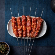 양념왕양꼬치-220g 6꼬치 메뉴 사진(네이버)