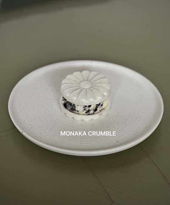 모나카 크럼블 메뉴 사진(네이버)