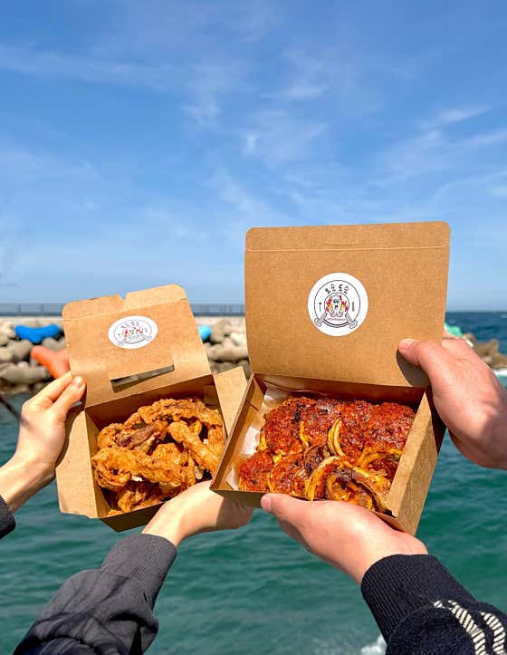 🦑매운오순도순세트 메뉴 사진(네이버)