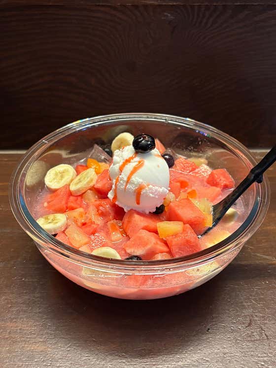 수박화채 메뉴 사진(네이버)