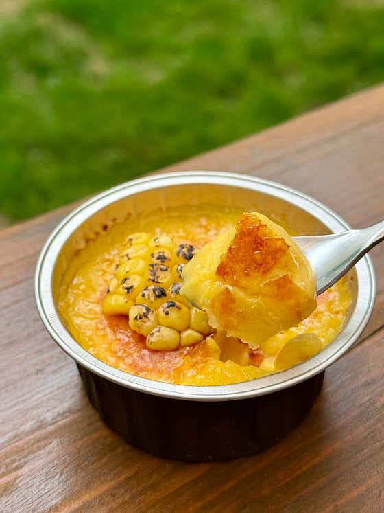 군옥수수크림브륄레🌽 메뉴 사진(네이버)