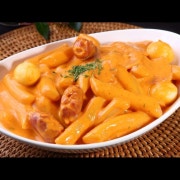 로제떡볶이 메뉴 사진(네이버)