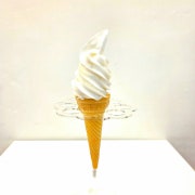 (콘)아이스크림 (바닐라/요가트 ) 메뉴 사진(네이버)