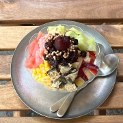 과일 팥빙수 메뉴 사진(네이버)