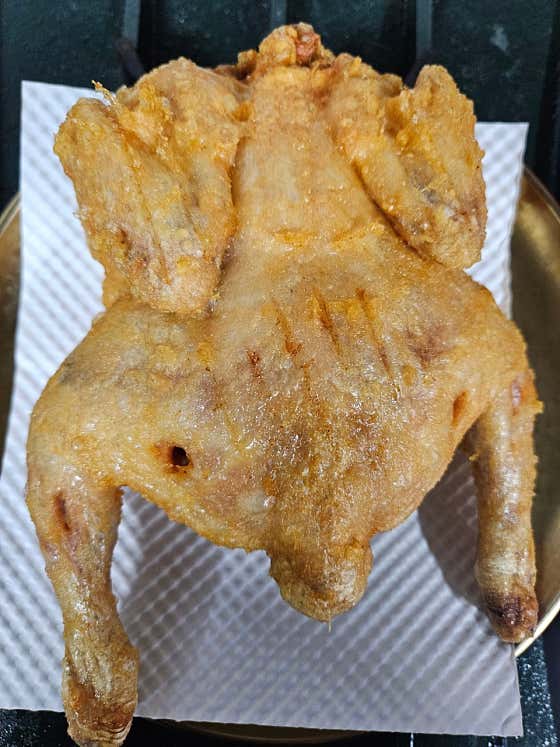 옛날 통마리 치킨 메뉴 사진(네이버)