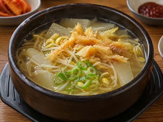 황태 콩나물 국밥 메뉴 사진(네이버)