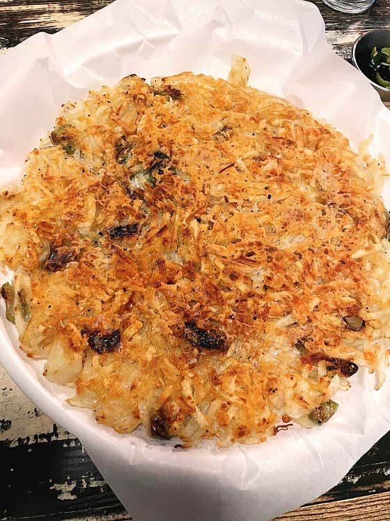 치즈 감자채전 메뉴 사진(네이버)