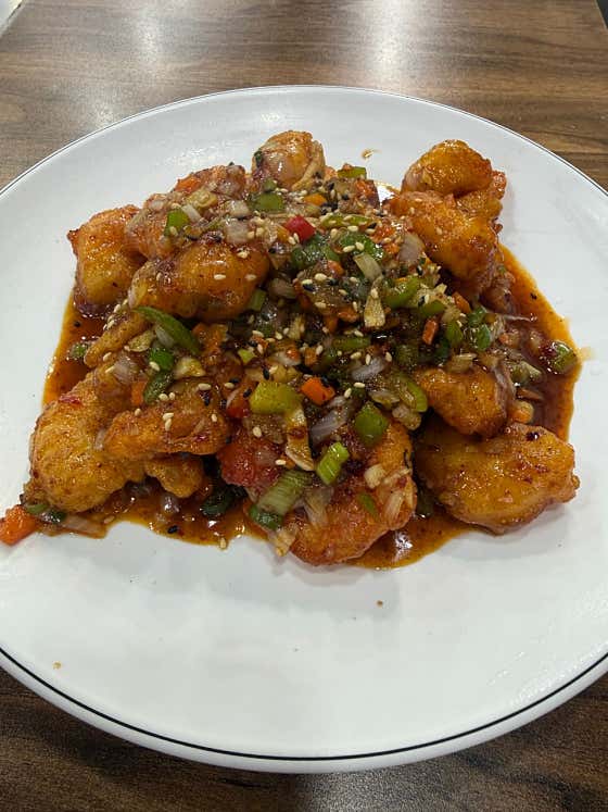 깐풍새우 메뉴 사진(네이버)