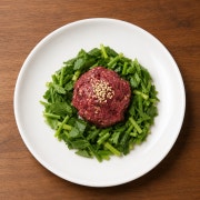 1++ 한우 육회 (100g) 메뉴 사진(네이버)