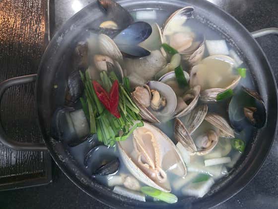 조개탕 메뉴 사진(네이버)