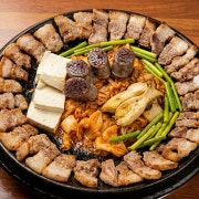 솥뚜껑 목살 150g 메뉴 사진(네이버)