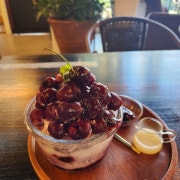 체리빙수 메뉴 사진(네이버)