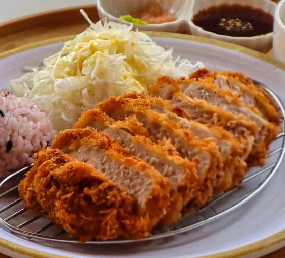 흑돼지 등심 카츠 정식 메뉴 사진(네이버)