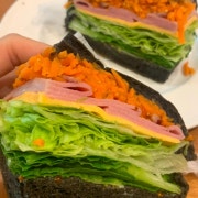 당근라페 샌드위치 메뉴 사진(네이버)