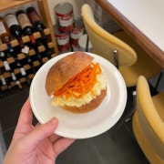 계란 라페 샌드위치 메뉴 사진(네이버)