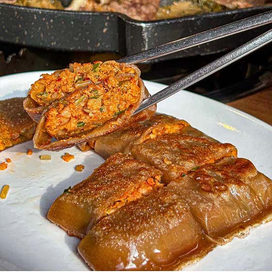 메밀전병 메뉴 사진(네이버)